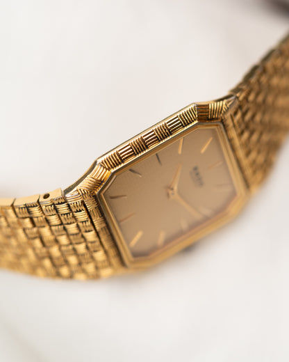 1980s Vintage Rado Gangster Basket-Weave
