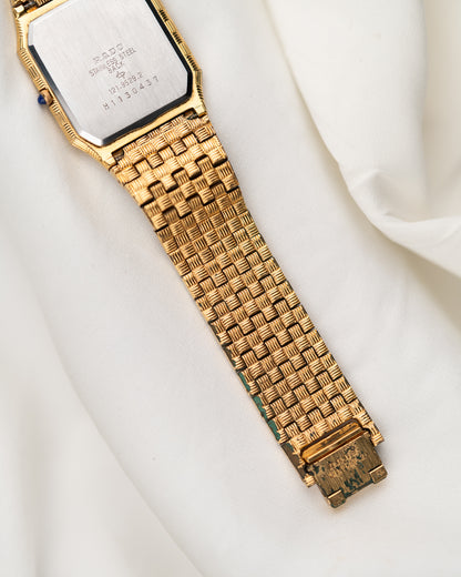 1980s Vintage Rado Gangster Basket-Weave