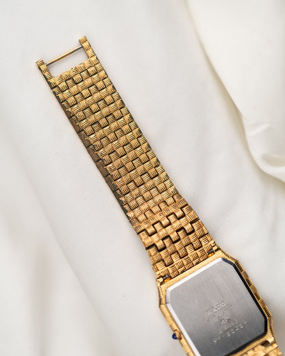 1980s Vintage Rado Gangster Basket-Weave