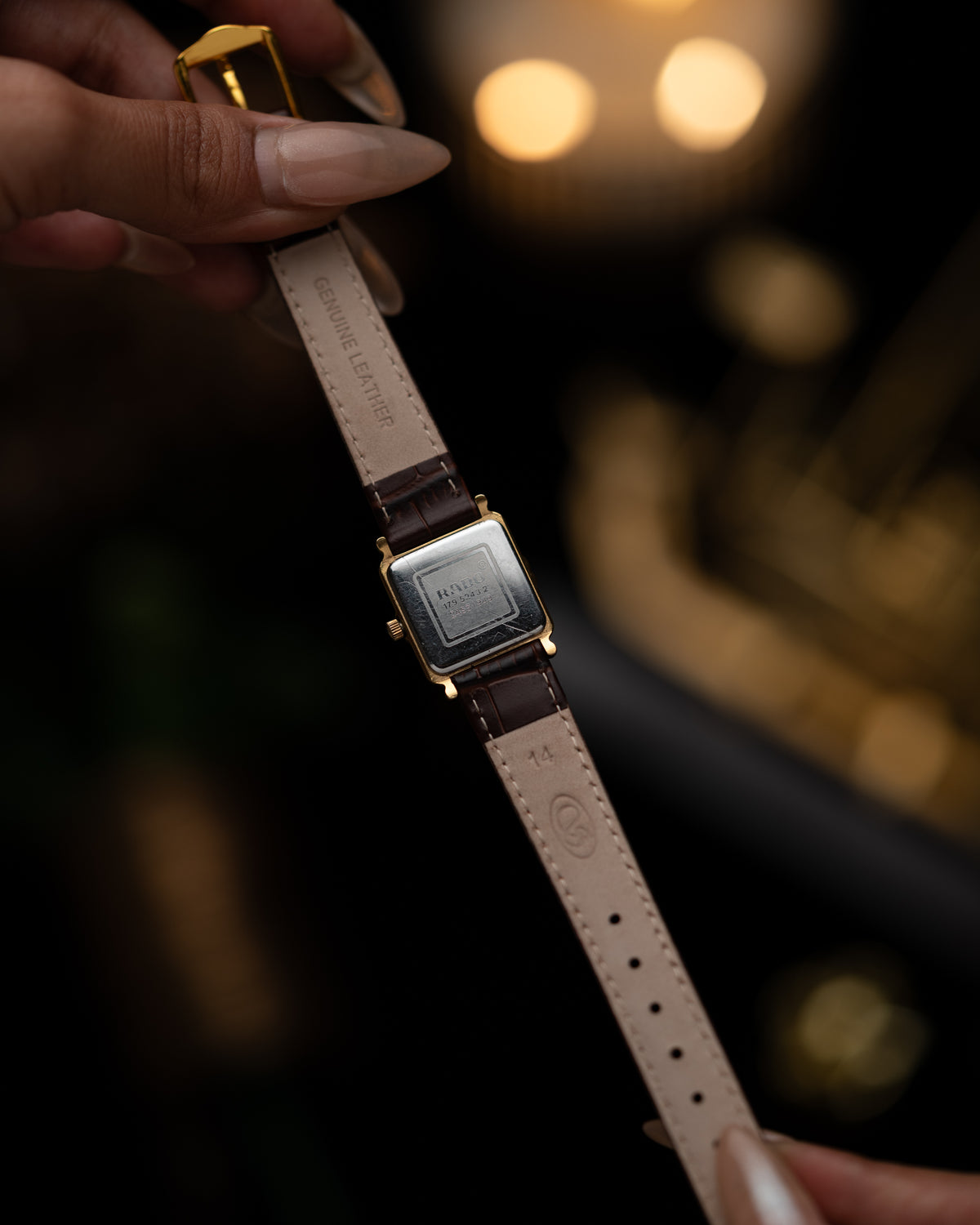 1980s Vintage Rado Diamond Tank