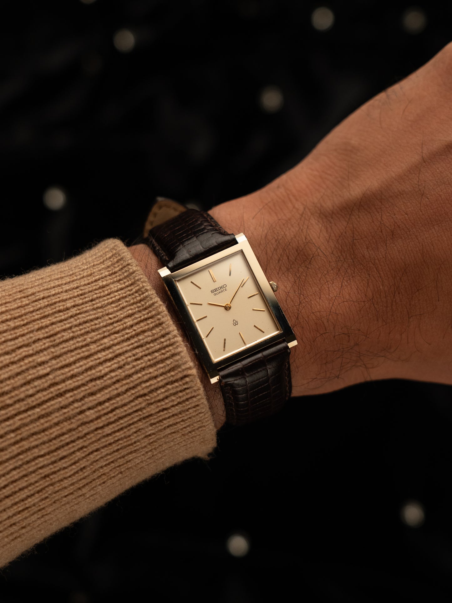 1980s Vintage Seiko Tank