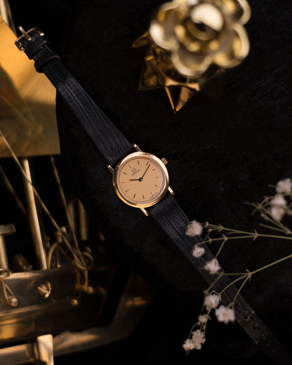 Vintage 1980s Omega de Ville Tapestry Dial