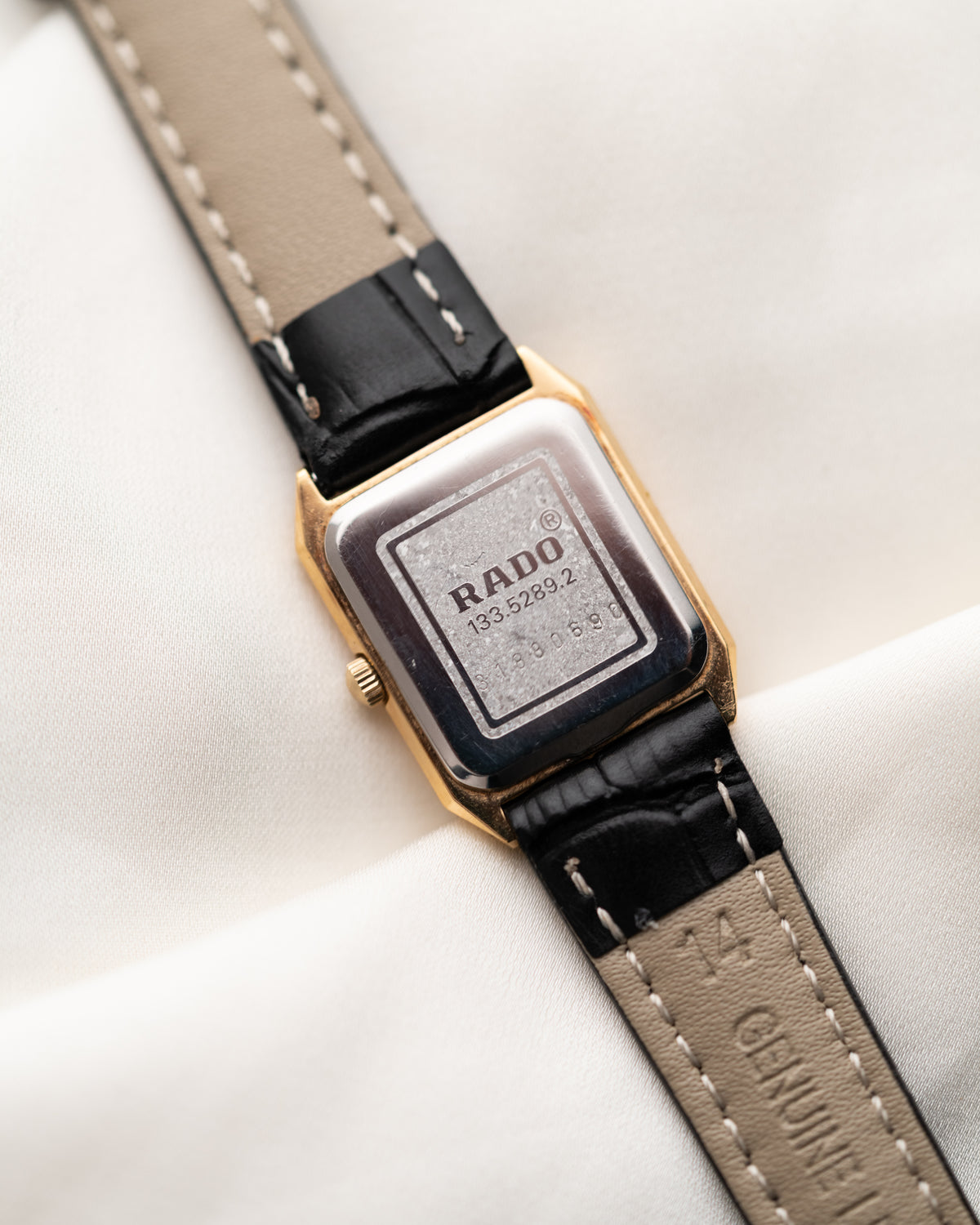 1990s Vintage Rado Faceted Tank
