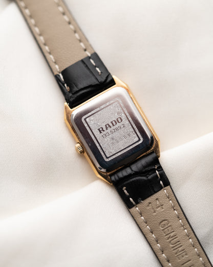 1990s Vintage Rado Faceted Tank