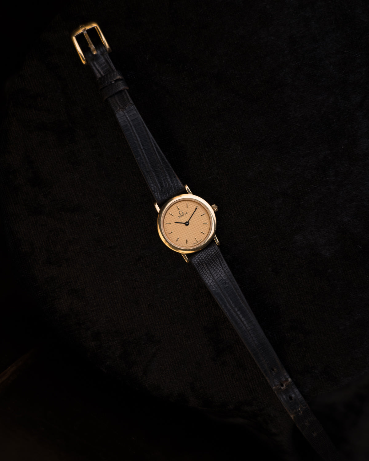 Vintage 1980s Omega de Ville Tapestry Dial