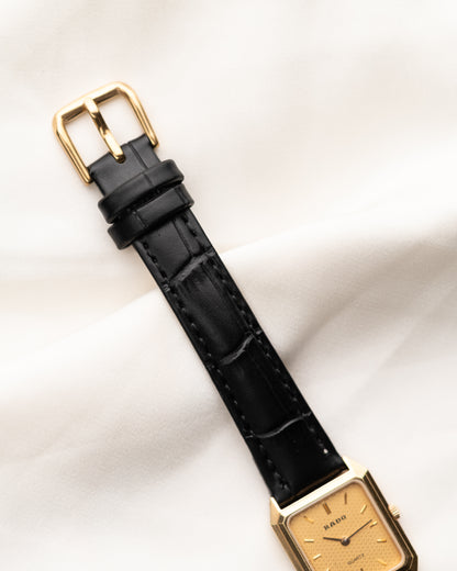1990s Vintage Rado Faceted Tank