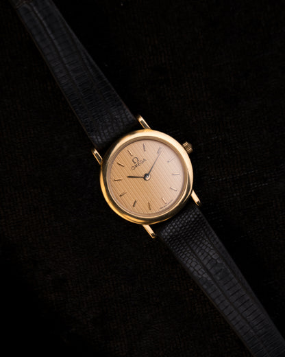 Vintage 1980s Omega de Ville Tapestry Dial