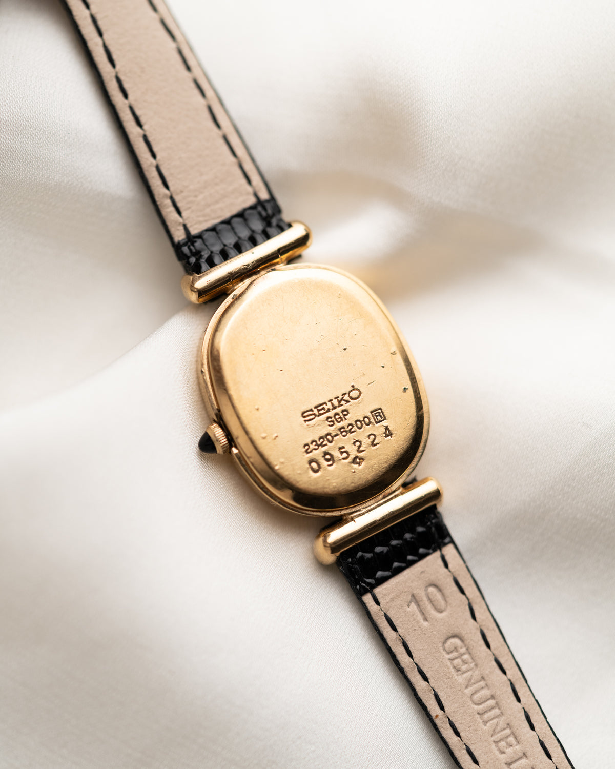 1980s Vintage Seiko Diamond Marker Oval