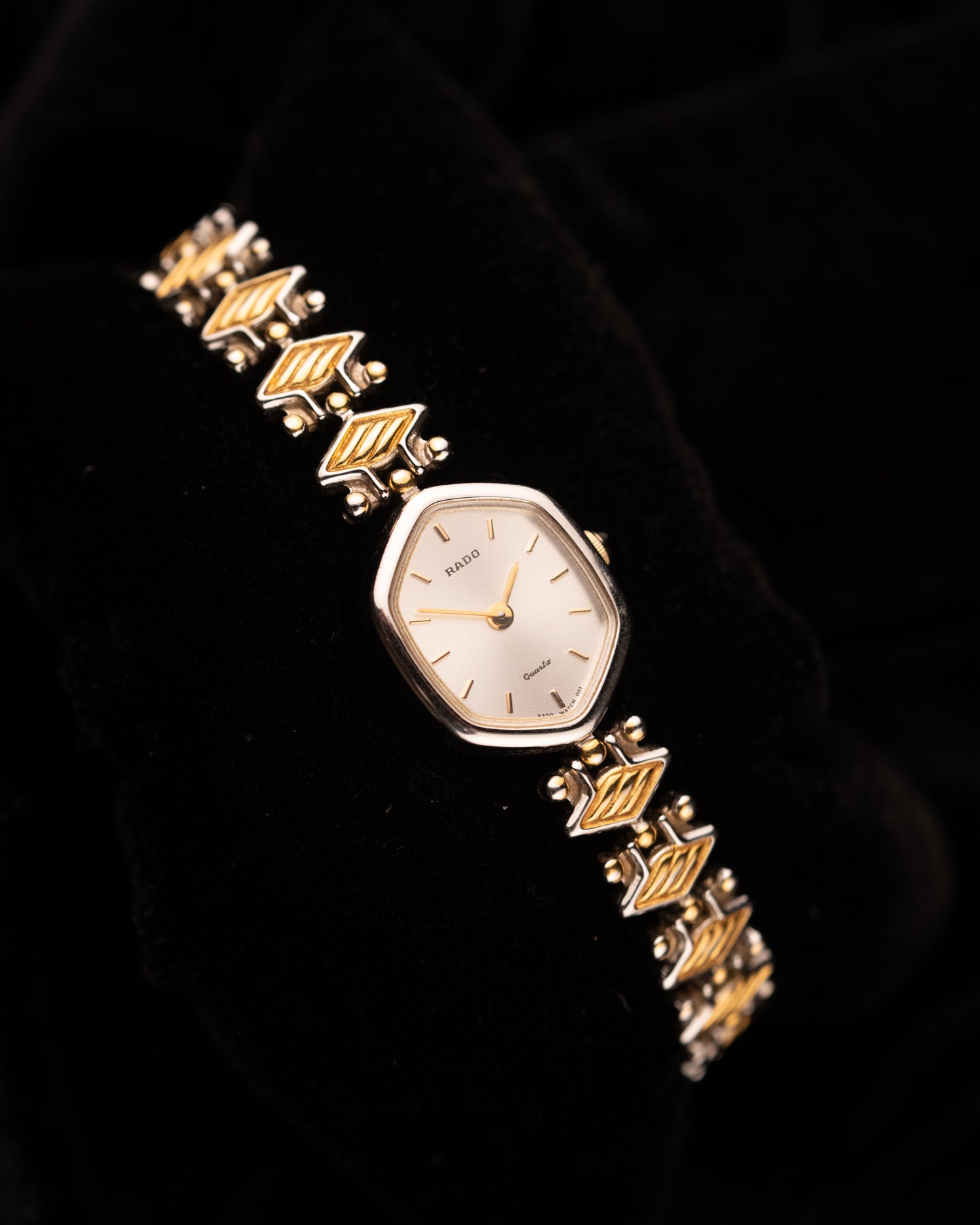 1990s Vintage Rado Hexagon Dual Tone