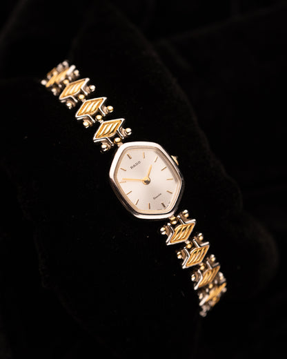1990s Vintage Rado Hexagon Dual Tone