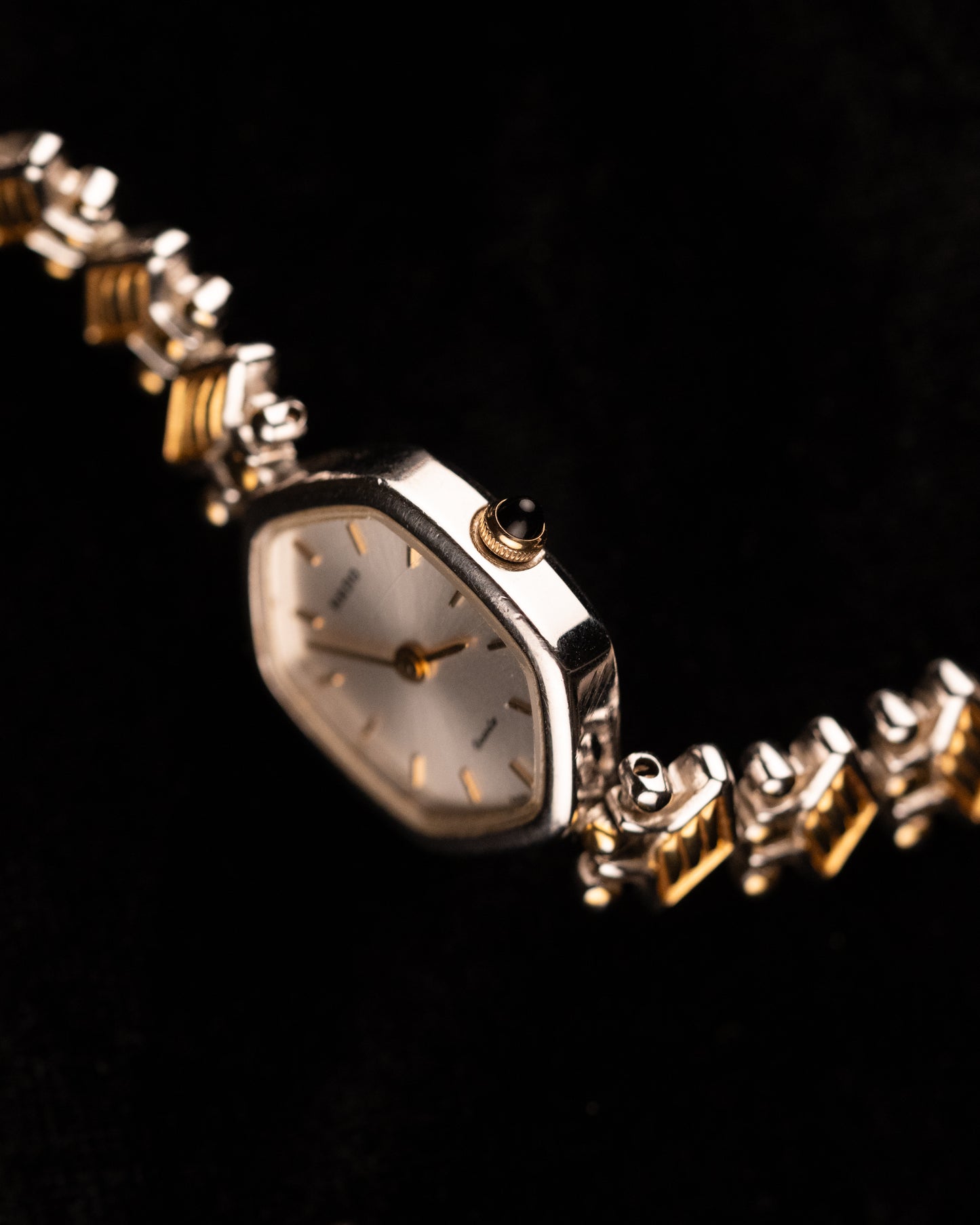 1990s Vintage Rado Hexagon Dual Tone