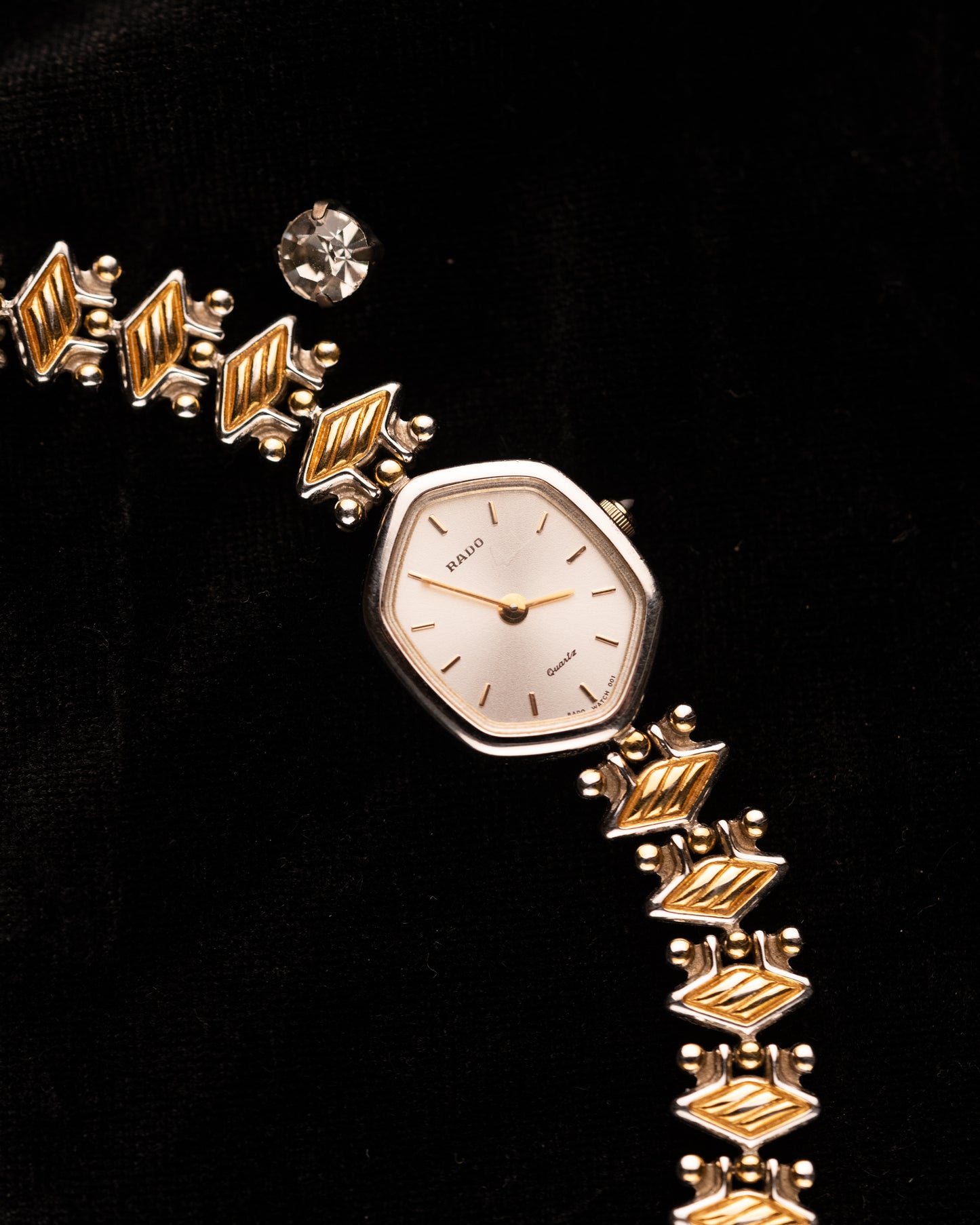 1990s Vintage Rado Hexagon Dual Tone