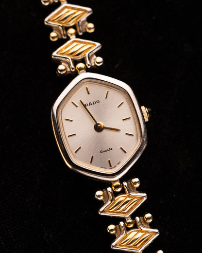 1990s Vintage Rado Hexagon Dual Tone