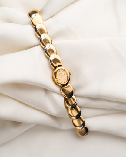 1980s Vintage Seiko Two-Tone Shell Bracelet