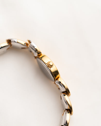 1980s Vintage Seiko Two-Tone Shell Bracelet