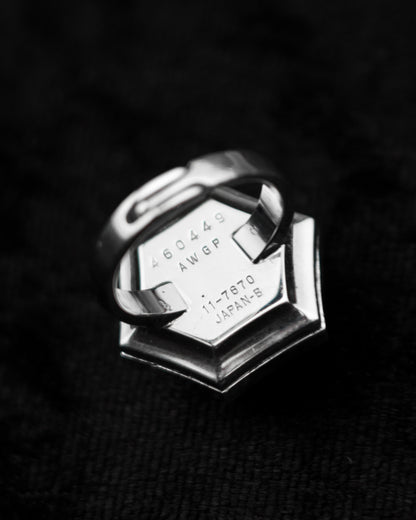 Vintage Cut Glass Seiko Ring