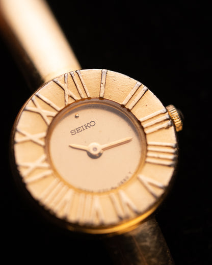 1980s Vintage Seiko Gold Bangle