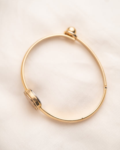 1980s Vintage Seiko Gold Bangle