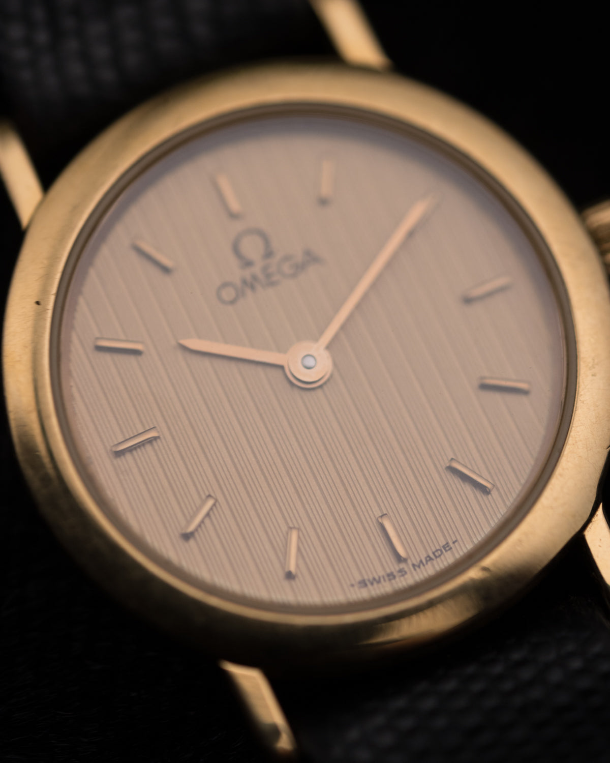 Vintage 1980s Omega de Ville Tapestry Dial