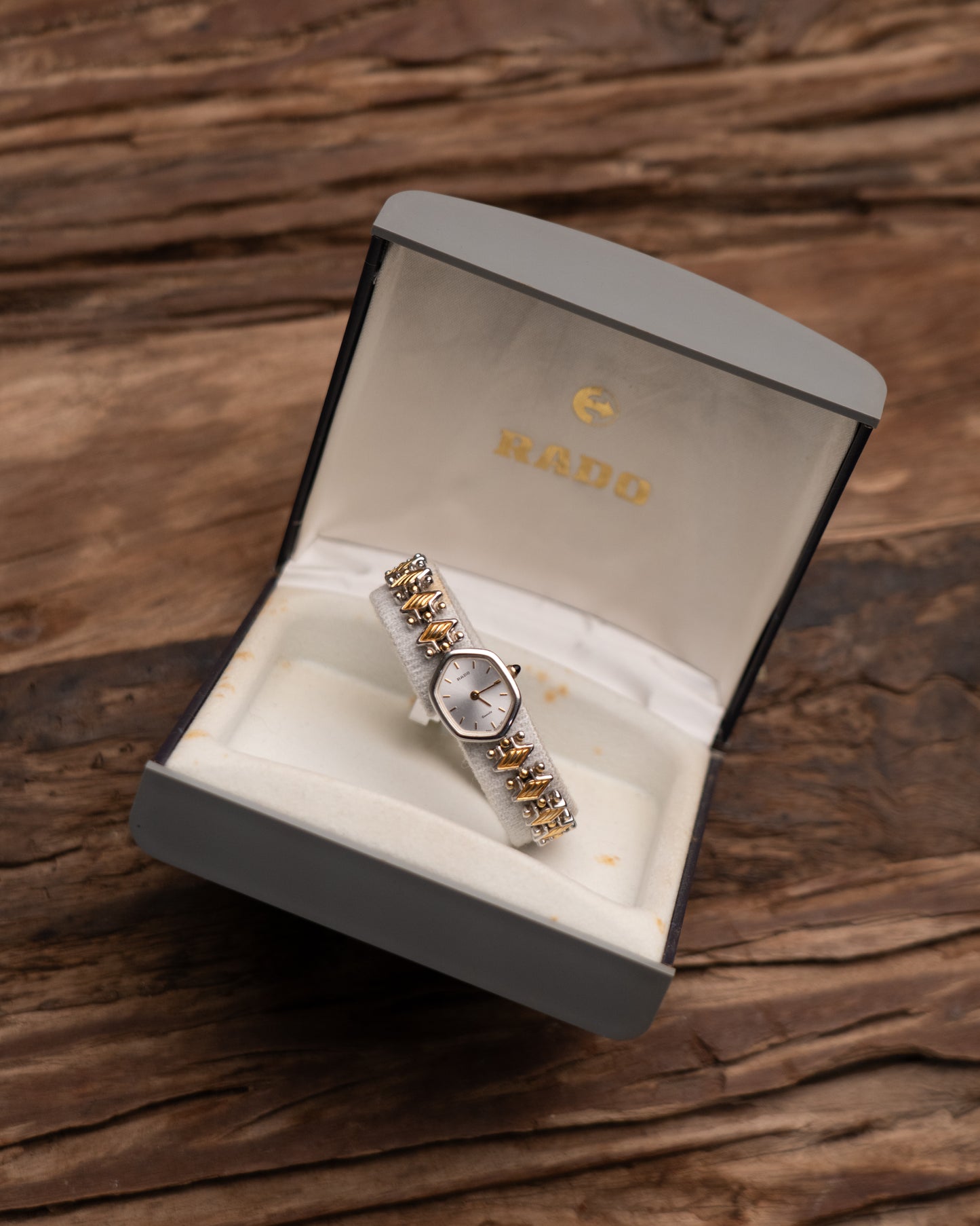 1990s Vintage Rado Hexagon Dual Tone