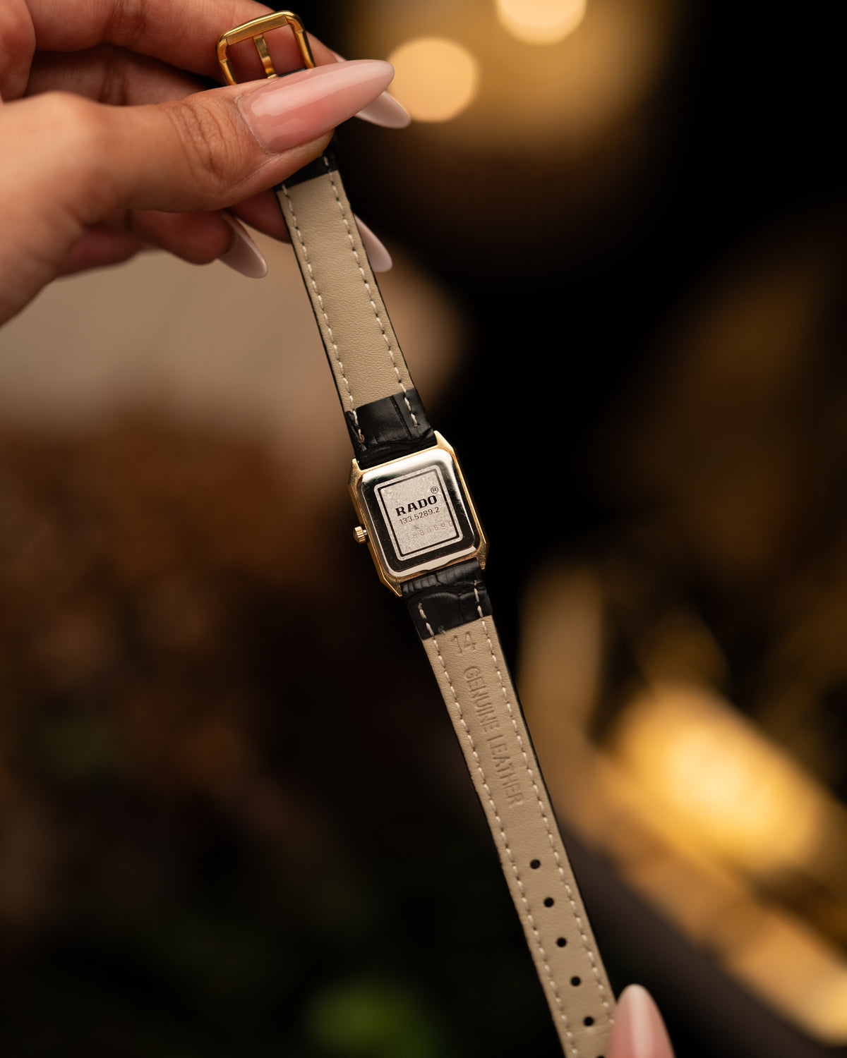 1990s Vintage Rado Faceted Tank