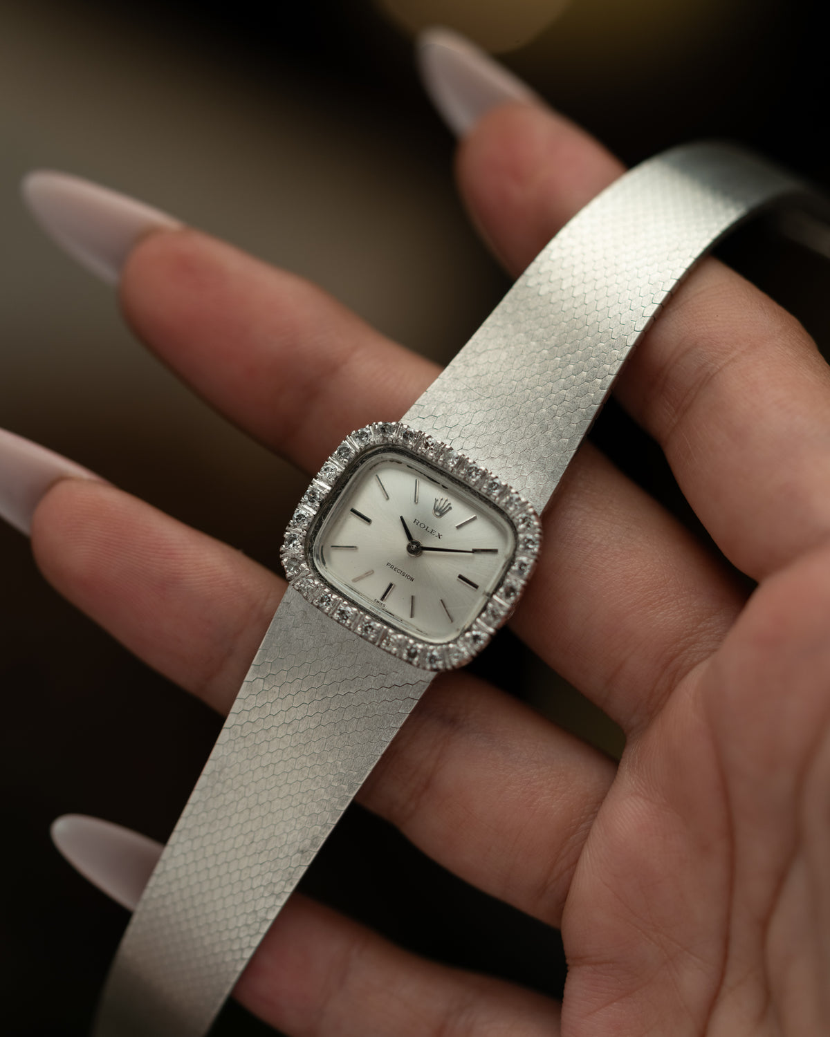 1970s Vintage Rolex in 18k WG/Silver