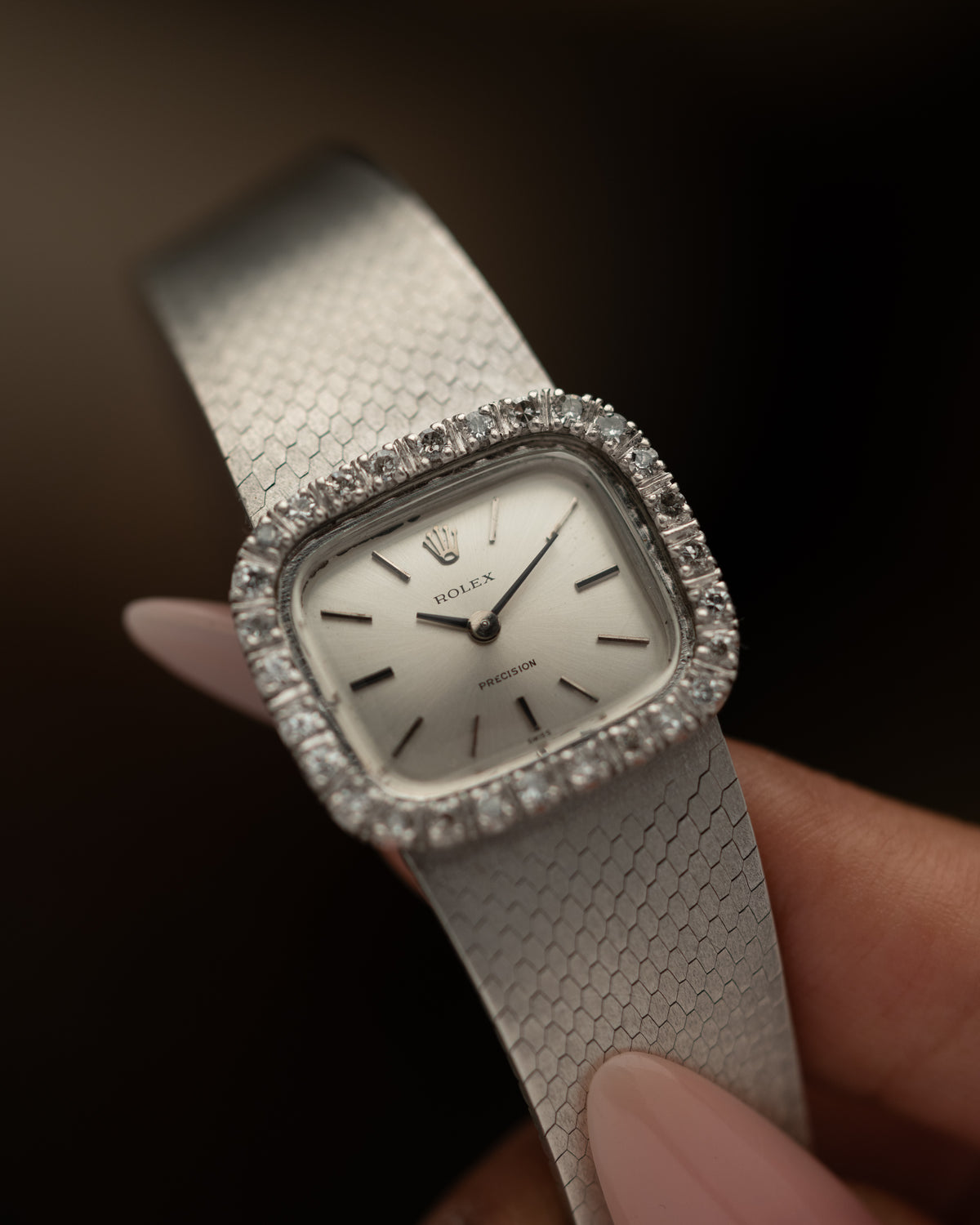 1970s Vintage Rolex in 18k WG/Silver