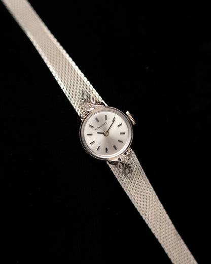 1960s Vintage Longines 10k Gold Filled Diamond Shoulder