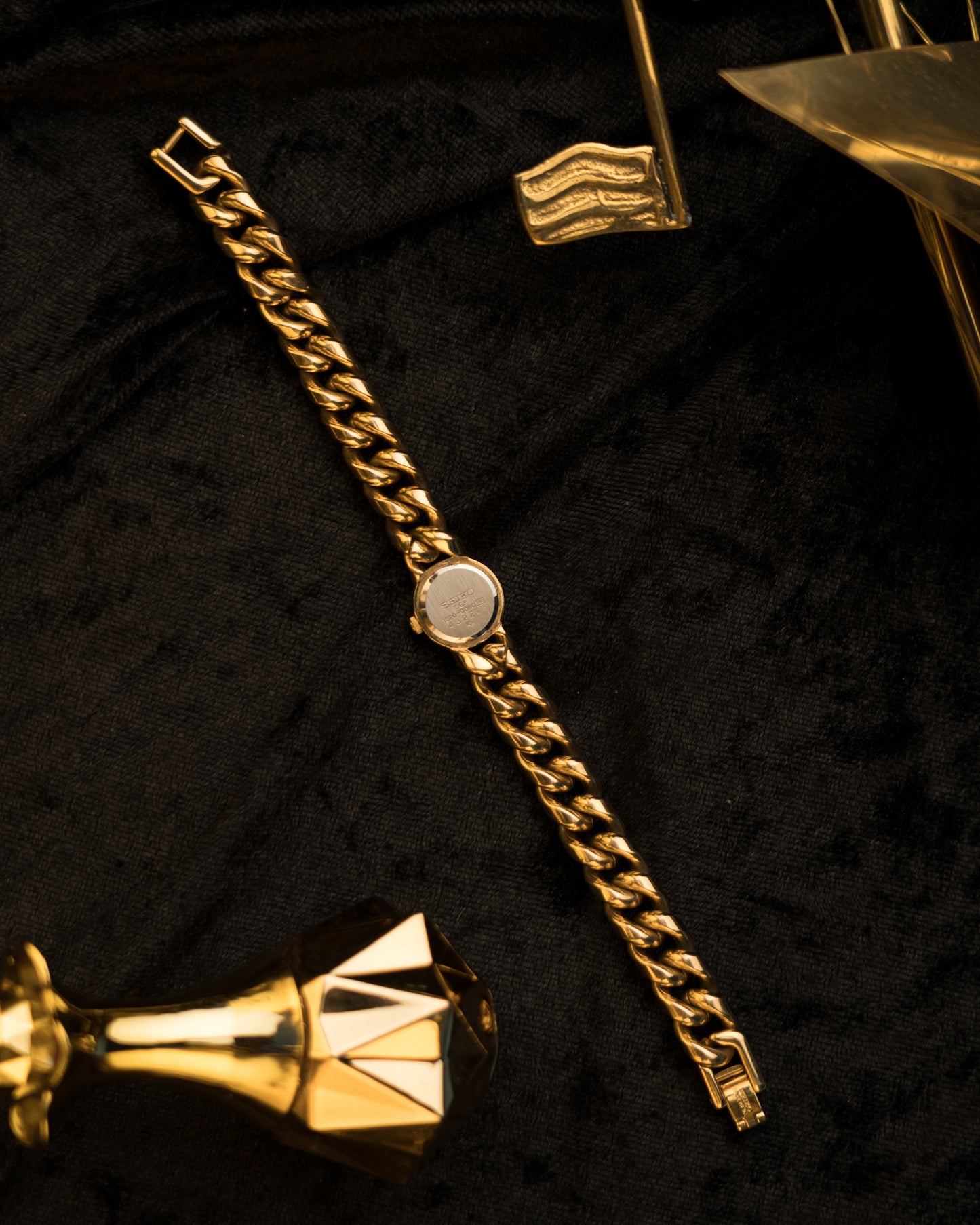 Vintage 1990s Seiko Chain Bracelet Watch