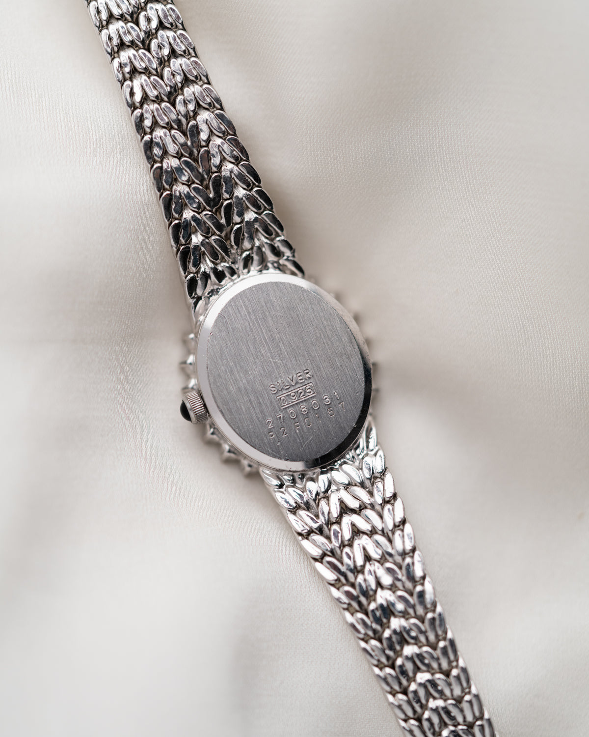 1980s Vintage Waltham 925 Silver Halo