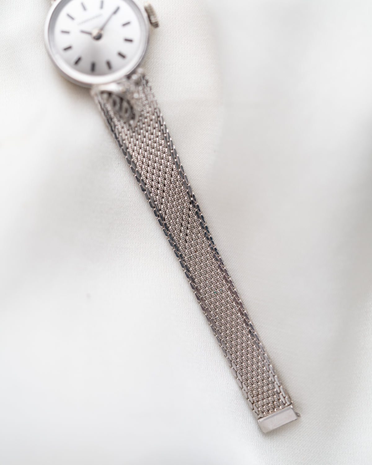 1960s Vintage Longines 10k Gold Filled Diamond Shoulder
