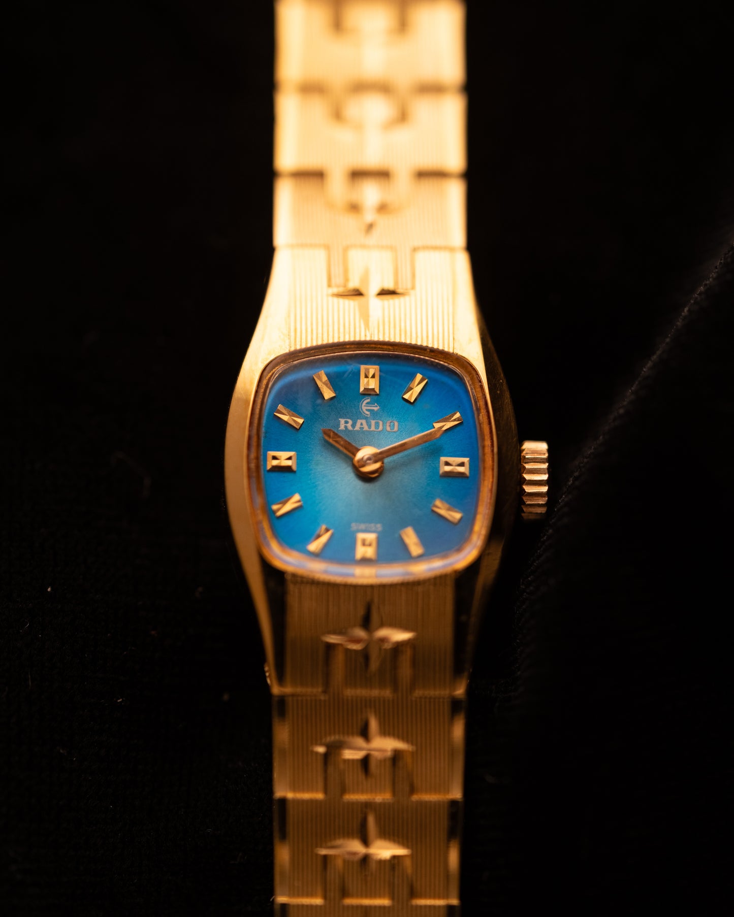 1970s Vintage Rado Cobalt Star Bracelet