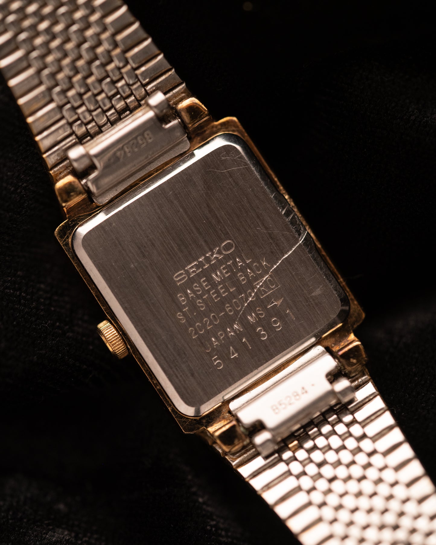 1980s Seiko Fluted Tank Bracelet