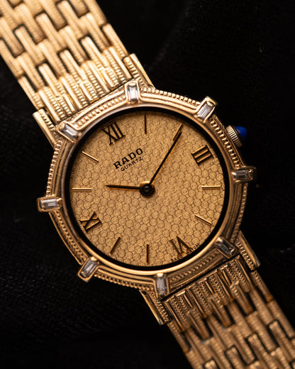 1980s Rado Baguette Bezel