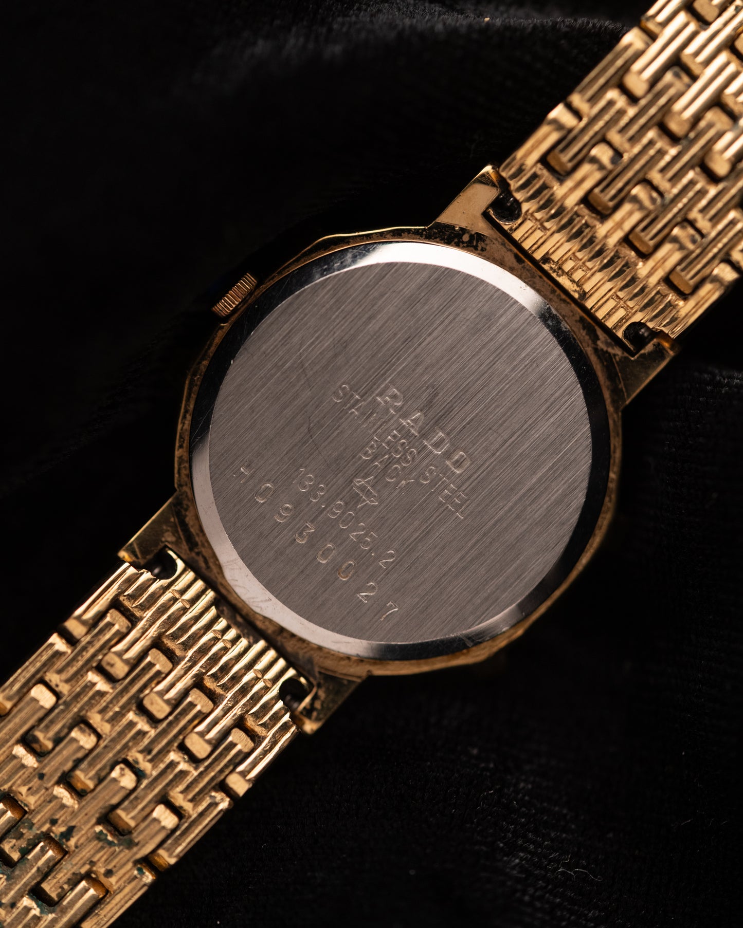 1980s Rado Baguette Bezel