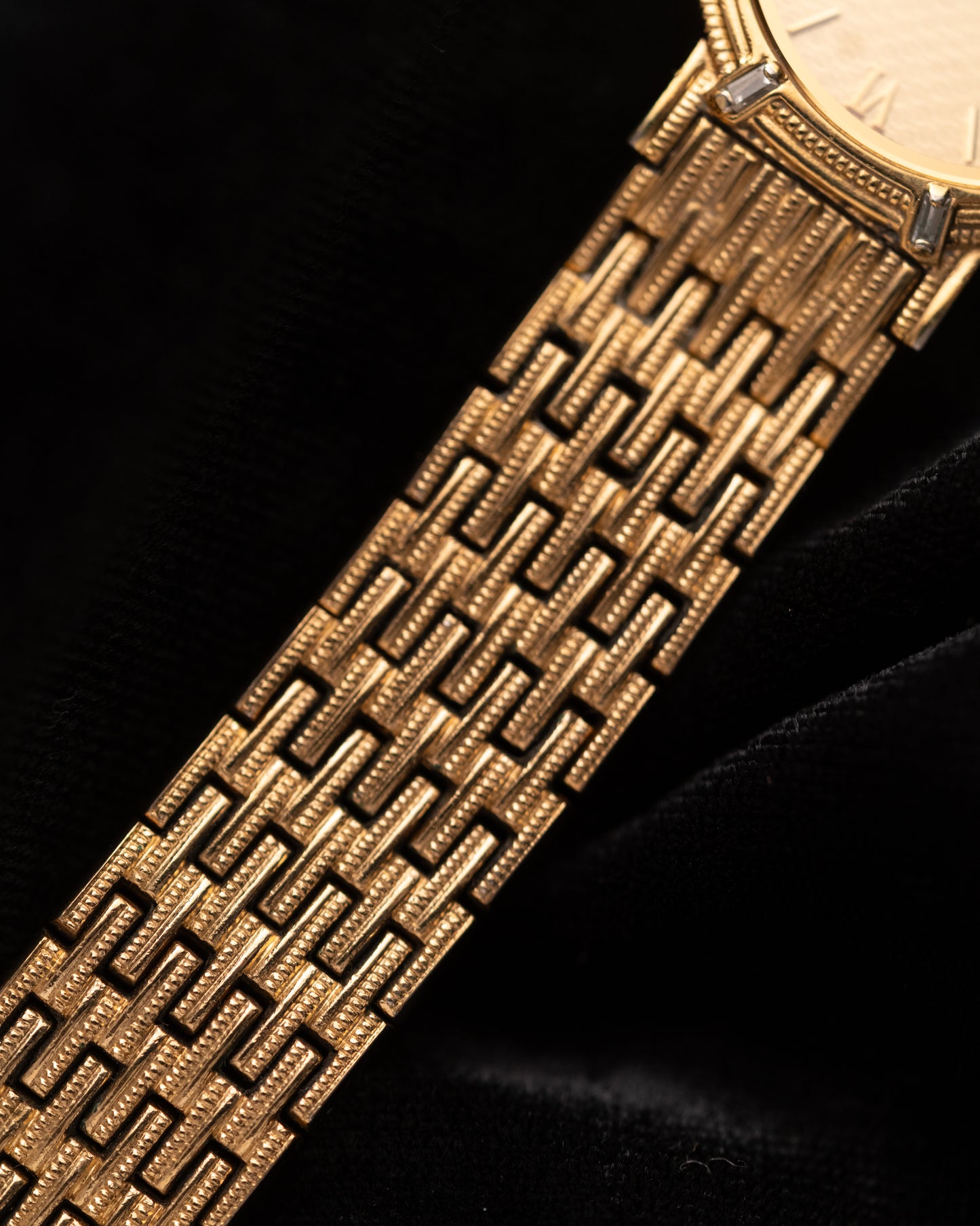1980s Rado Baguette Bezel