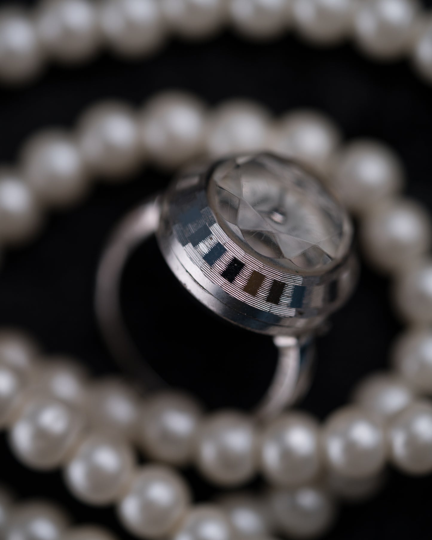 Vintage Hand Wound Seiko Ring