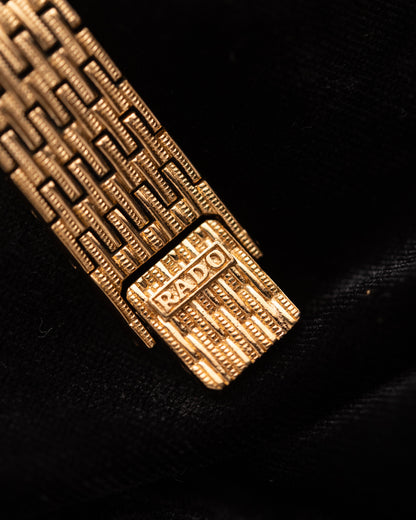 1980s Rado Baguette Bezel