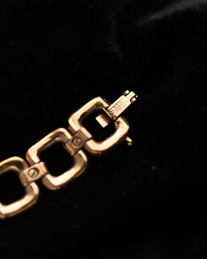1970s Seiko Textured Square Link Bracelet