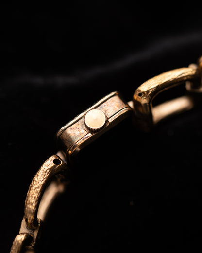 1970s Seiko Textured Square Link Bracelet