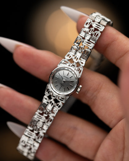 1970s Seiko White Lattice Bracelet