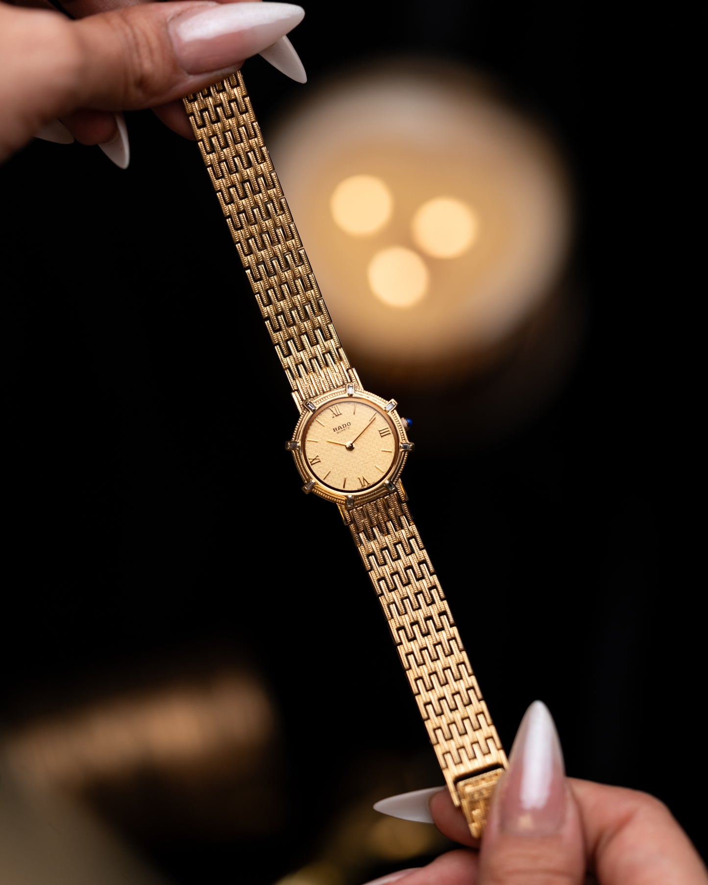 1980s Rado Baguette Bezel