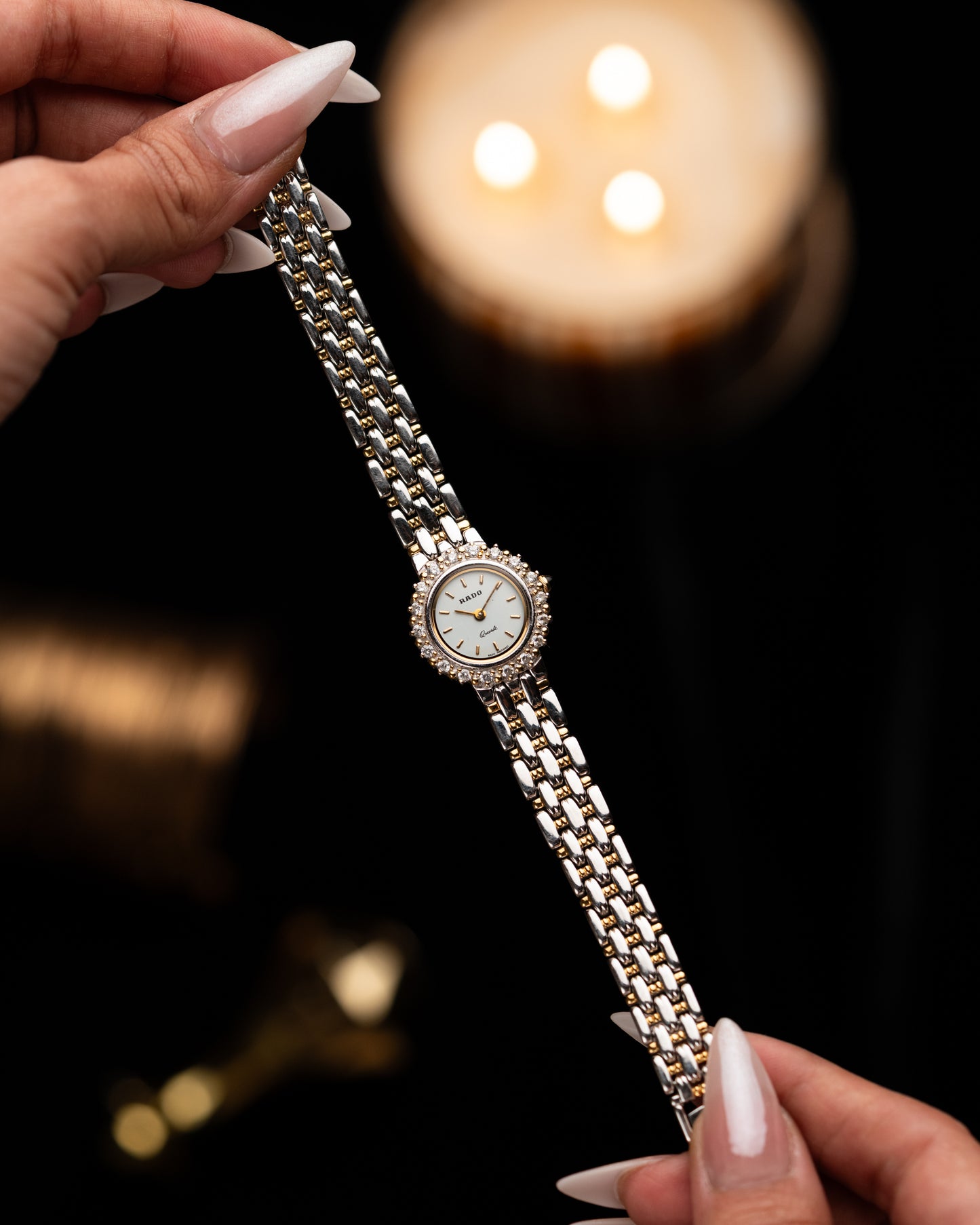 1990s Rado Diamond Bezel