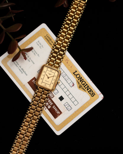 1980s Vintage Longines Coil Bracelet