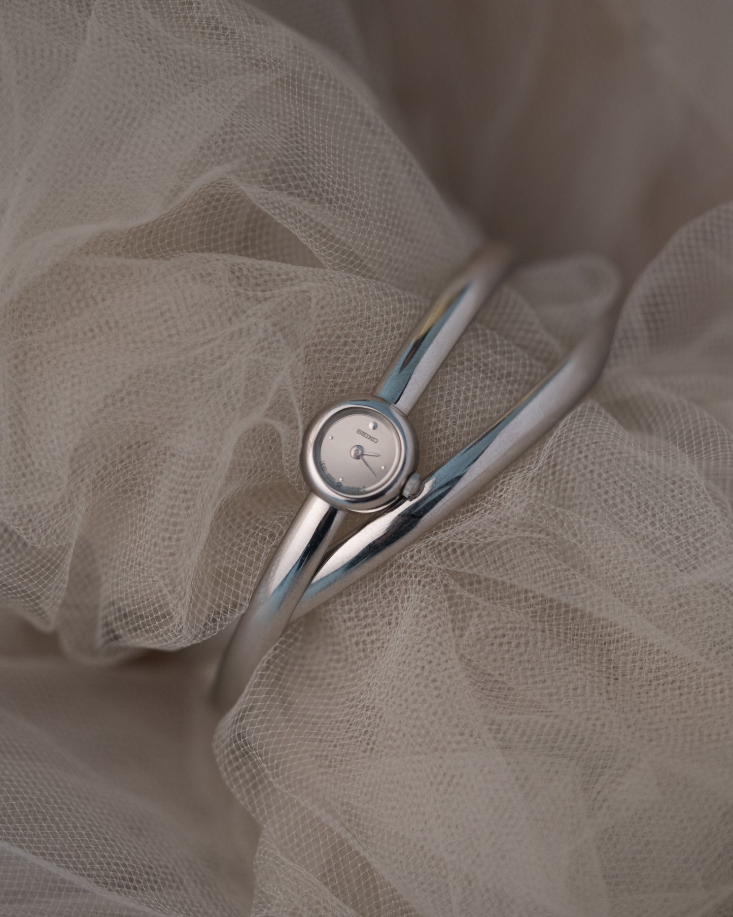 Vintage 1990s Seiko Double Bangle