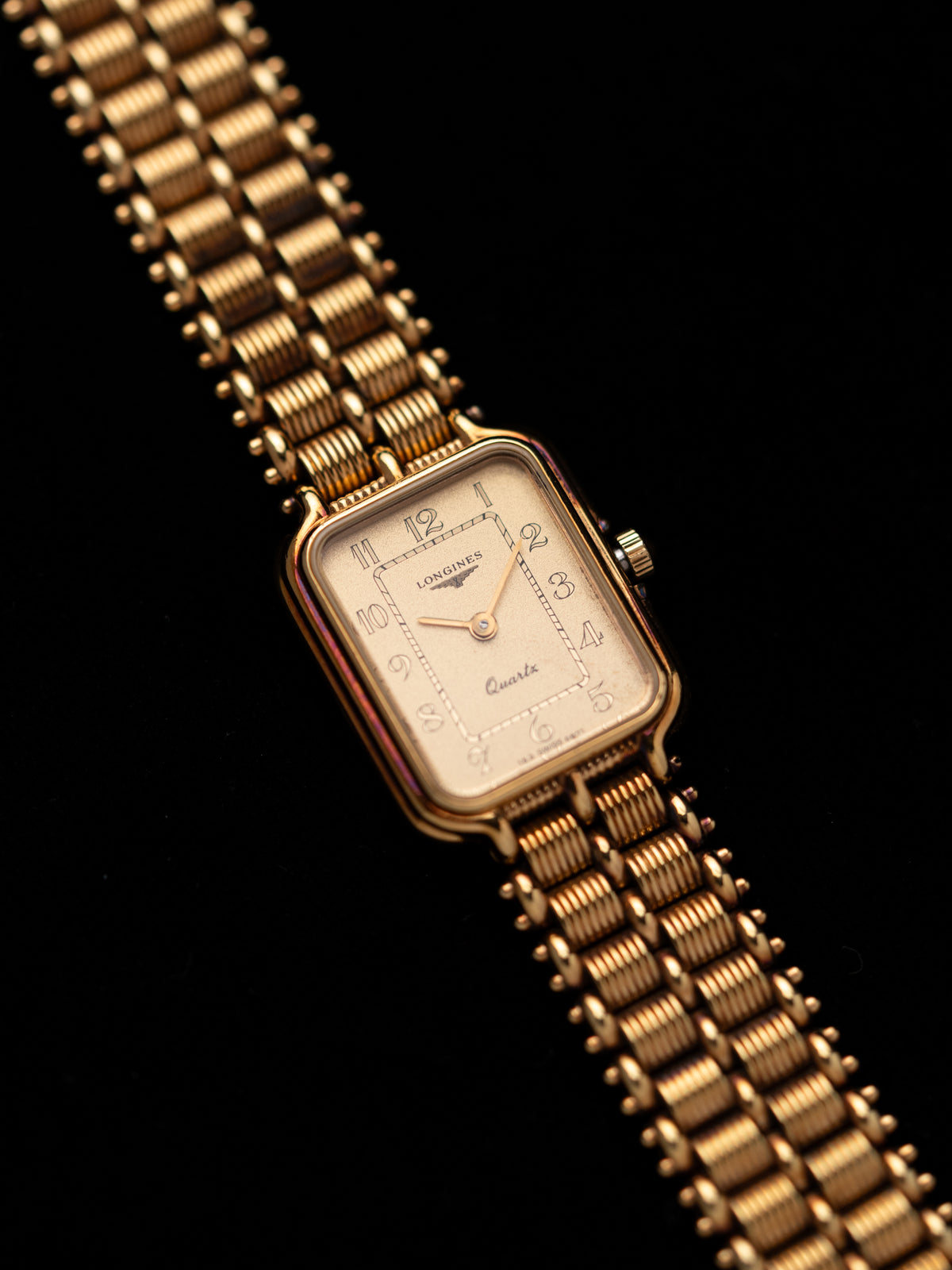 1980s Vintage Longines Coil Bracelet