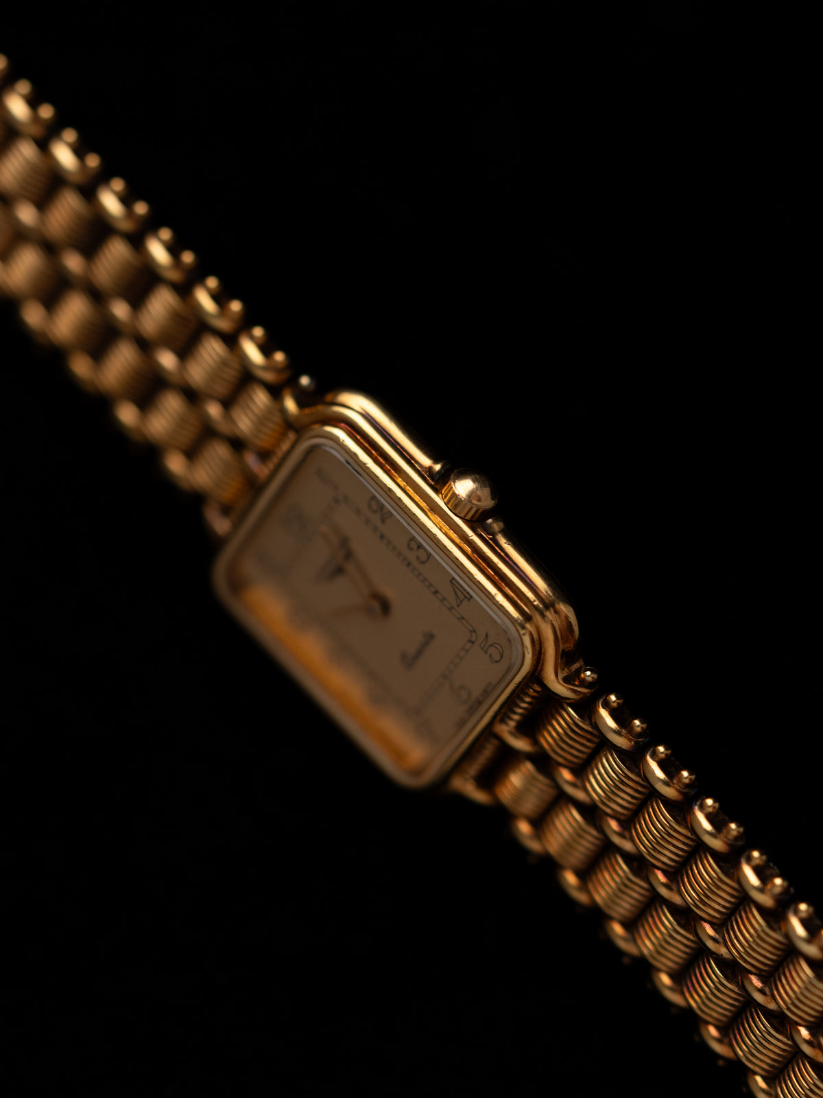 1980s Vintage Longines Coil Bracelet