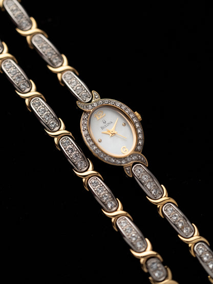 1990s Vintage Bulova Crystal Set