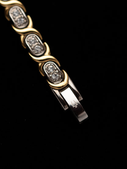 1990s Vintage Bulova Crystal Set