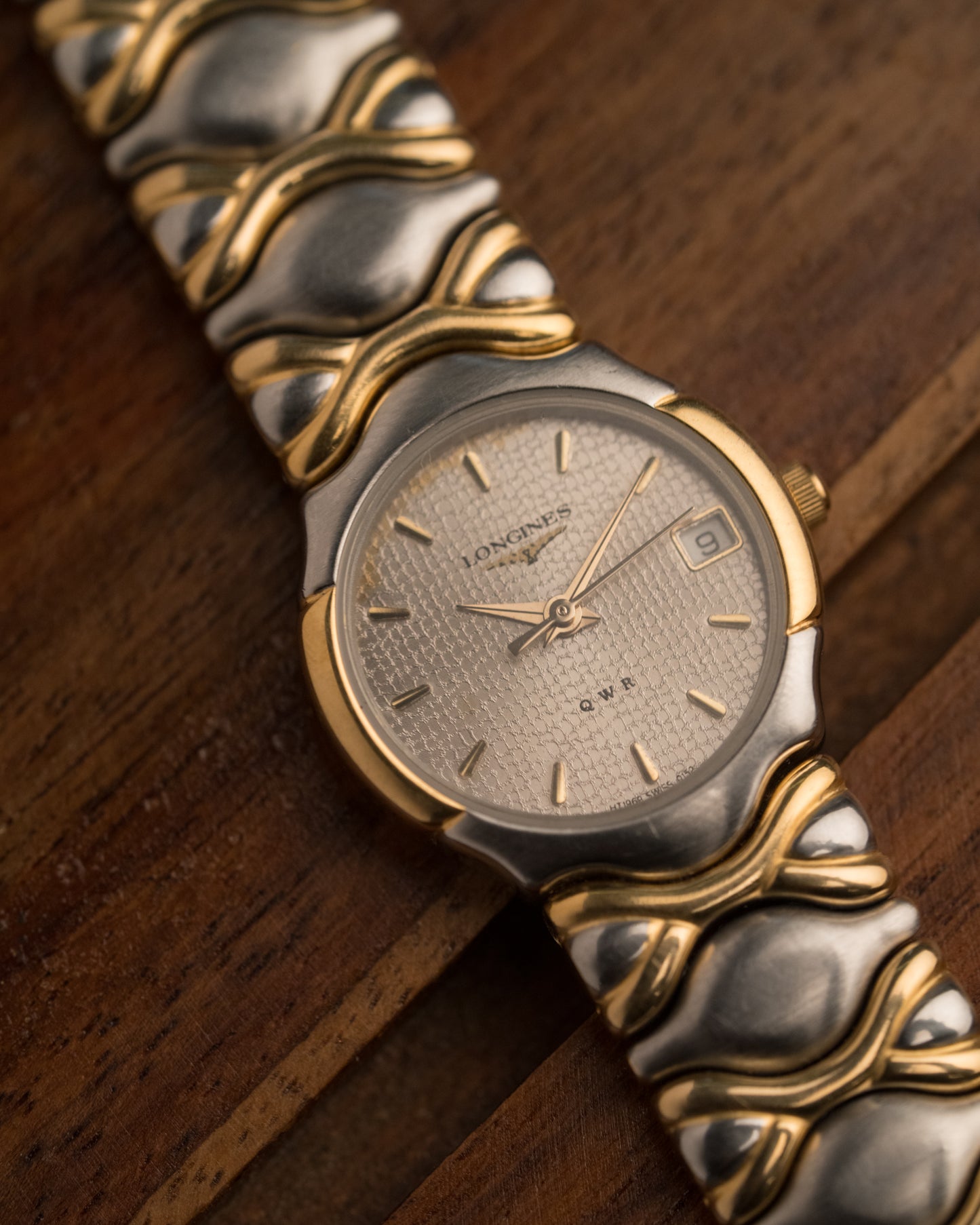 1990s Vintage Longines Dual Toned Watch